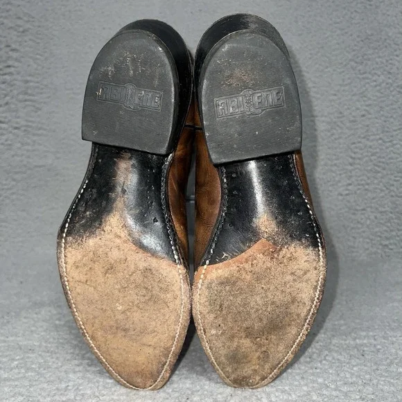 Vintage Abilene Womens Size 11 Brown Leather Western Cowboy Boots - Picture 5 of 14